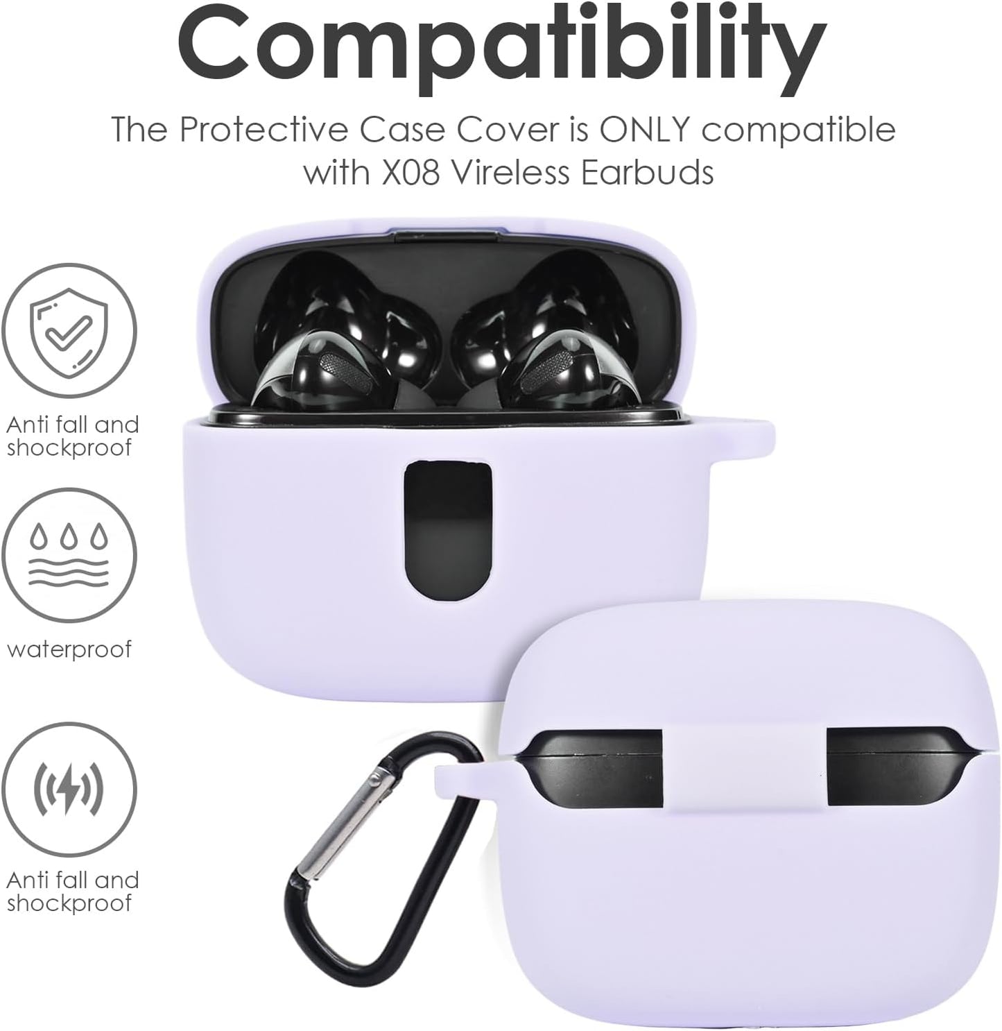 Bluetooth Earbuds Case Cover