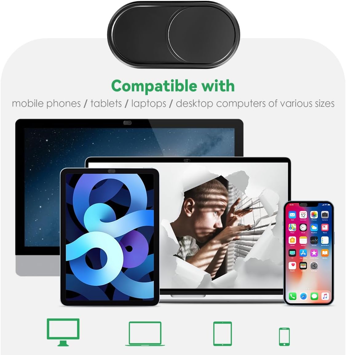 Webcam Privacy Cover (3-Pack)