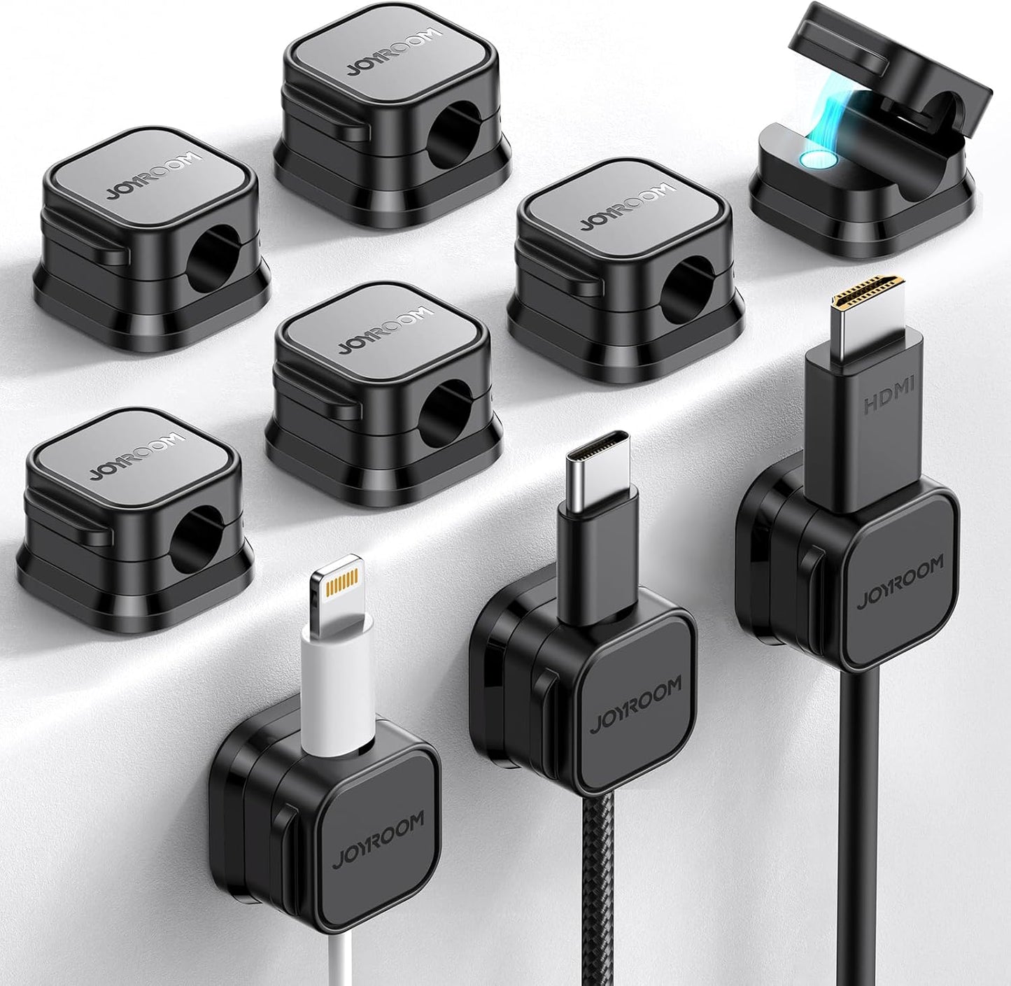 Magnetic Cable Clips (6-Pack)